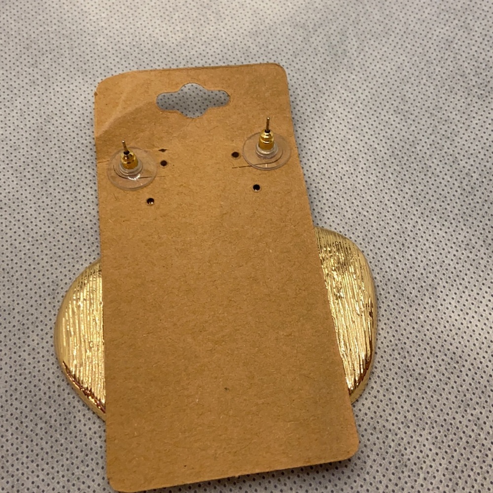 Statement Purple Dangle Earrings - image 6